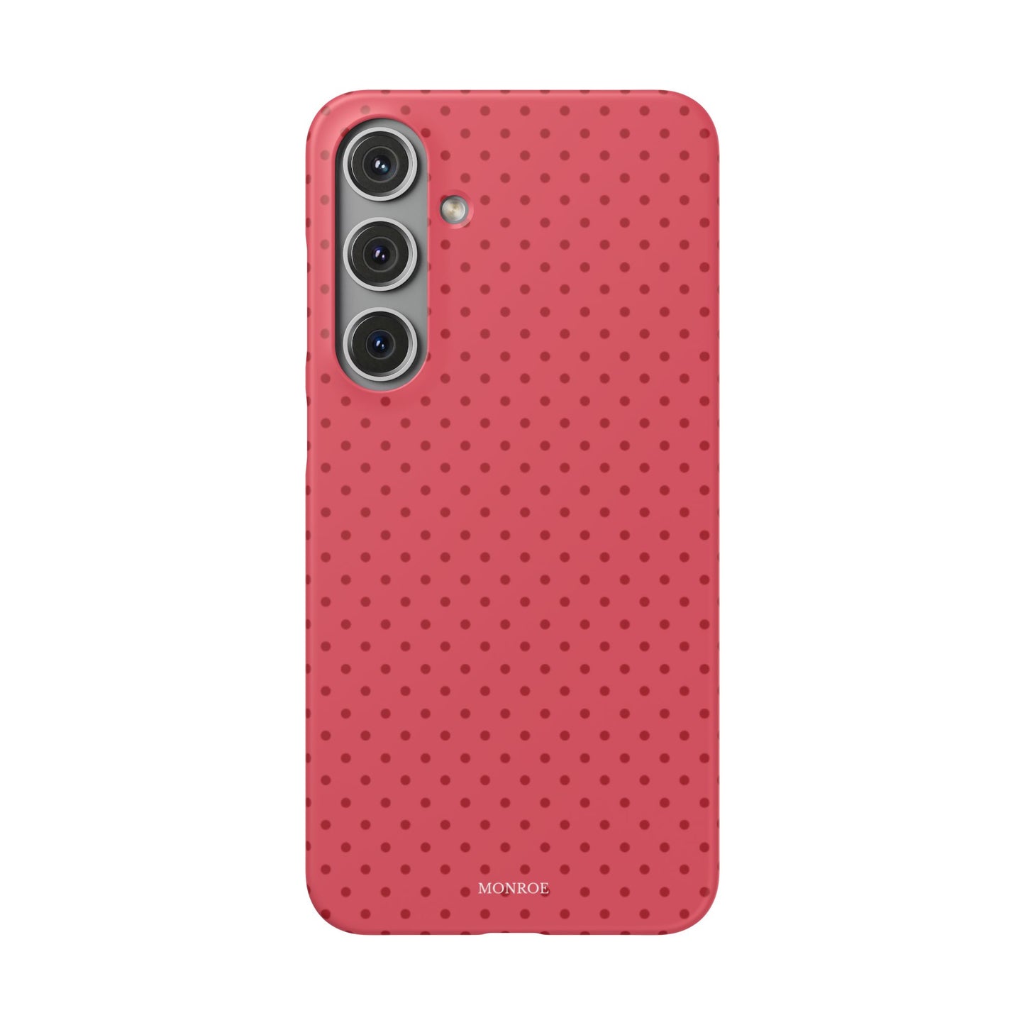 Coral Polka Dot Snap Phone Case