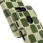 Clover Checker Tough Phone Case