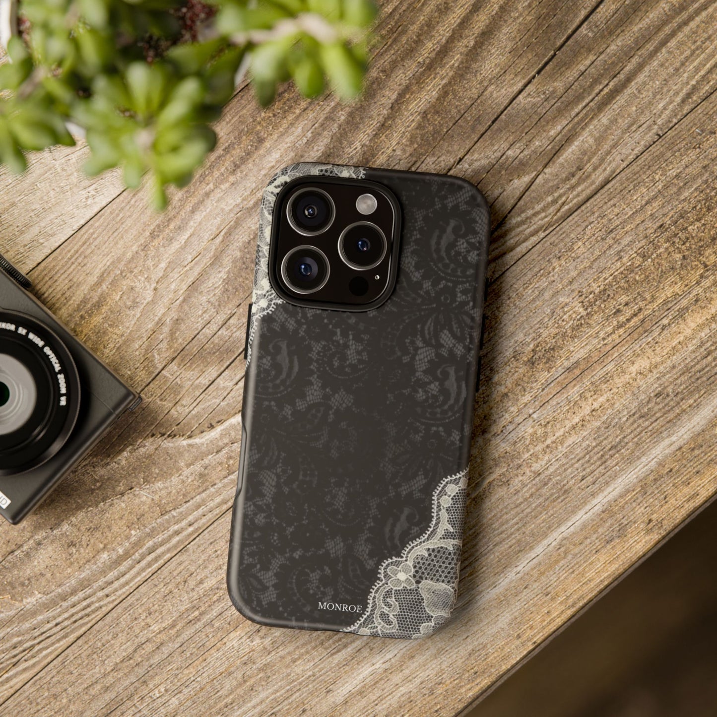 Black & White Edged Tough Case