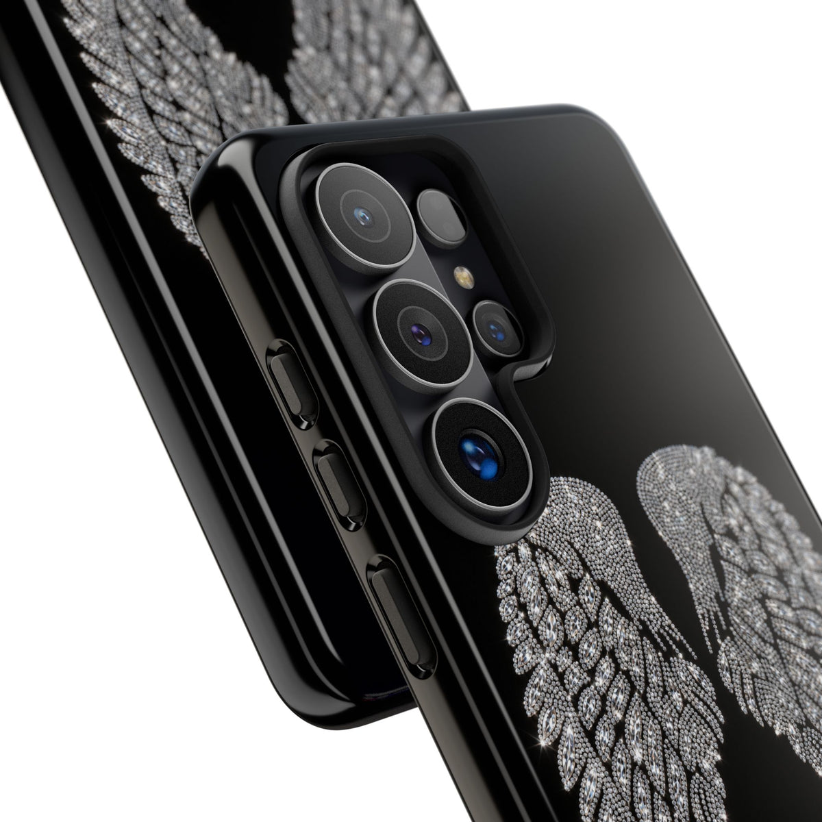 Silver Angel Wings Tough Case