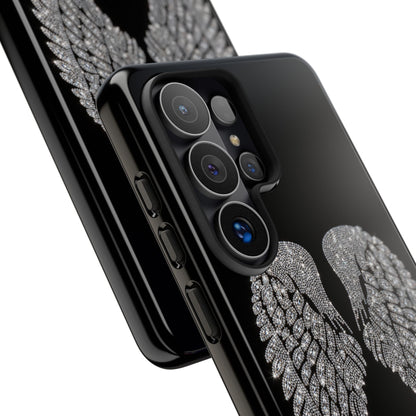 Silver Angel Wings Tough Case