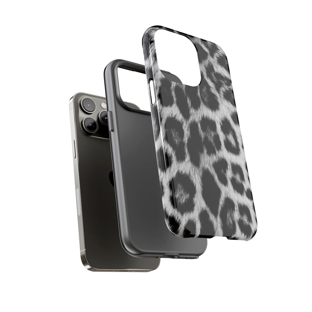 B&W Leopard Phone Case