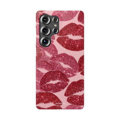 Pink Glitter Kiss Case