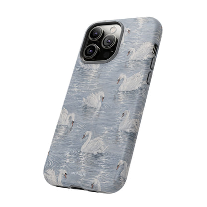 Swan Pattern Tough Case