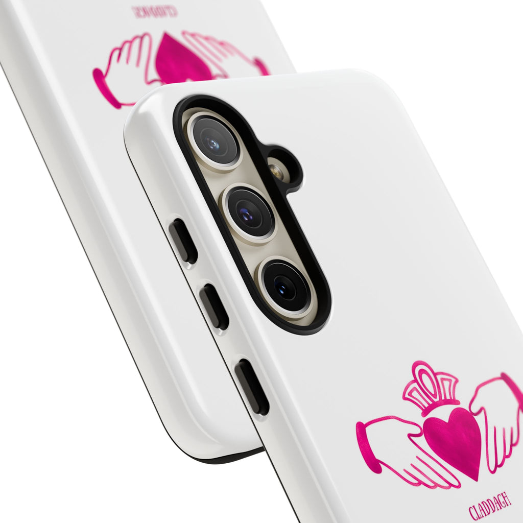Pink Irish Claddagh Symbol Tough Phone Case