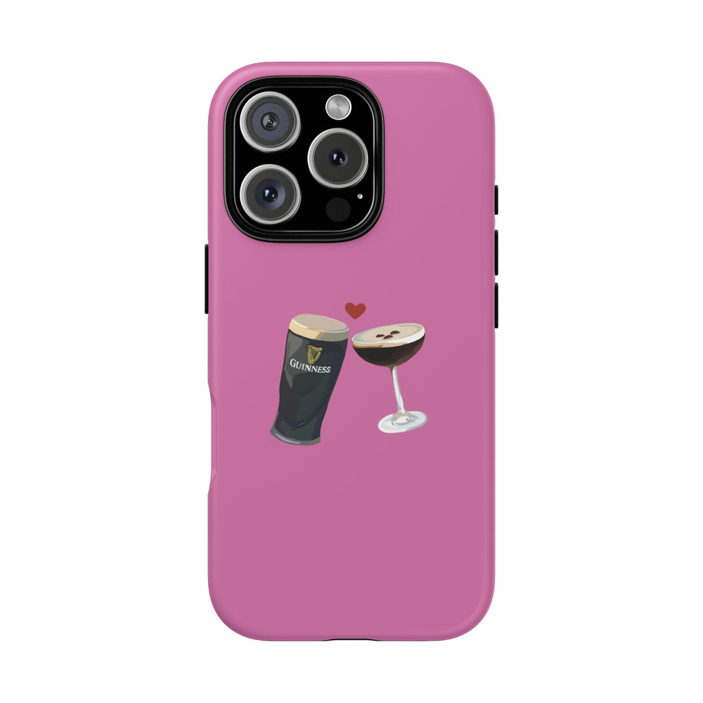 Pint & Wine Glass (Pink) Tough Case