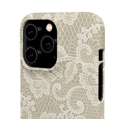 Vintage Beige Lace Case