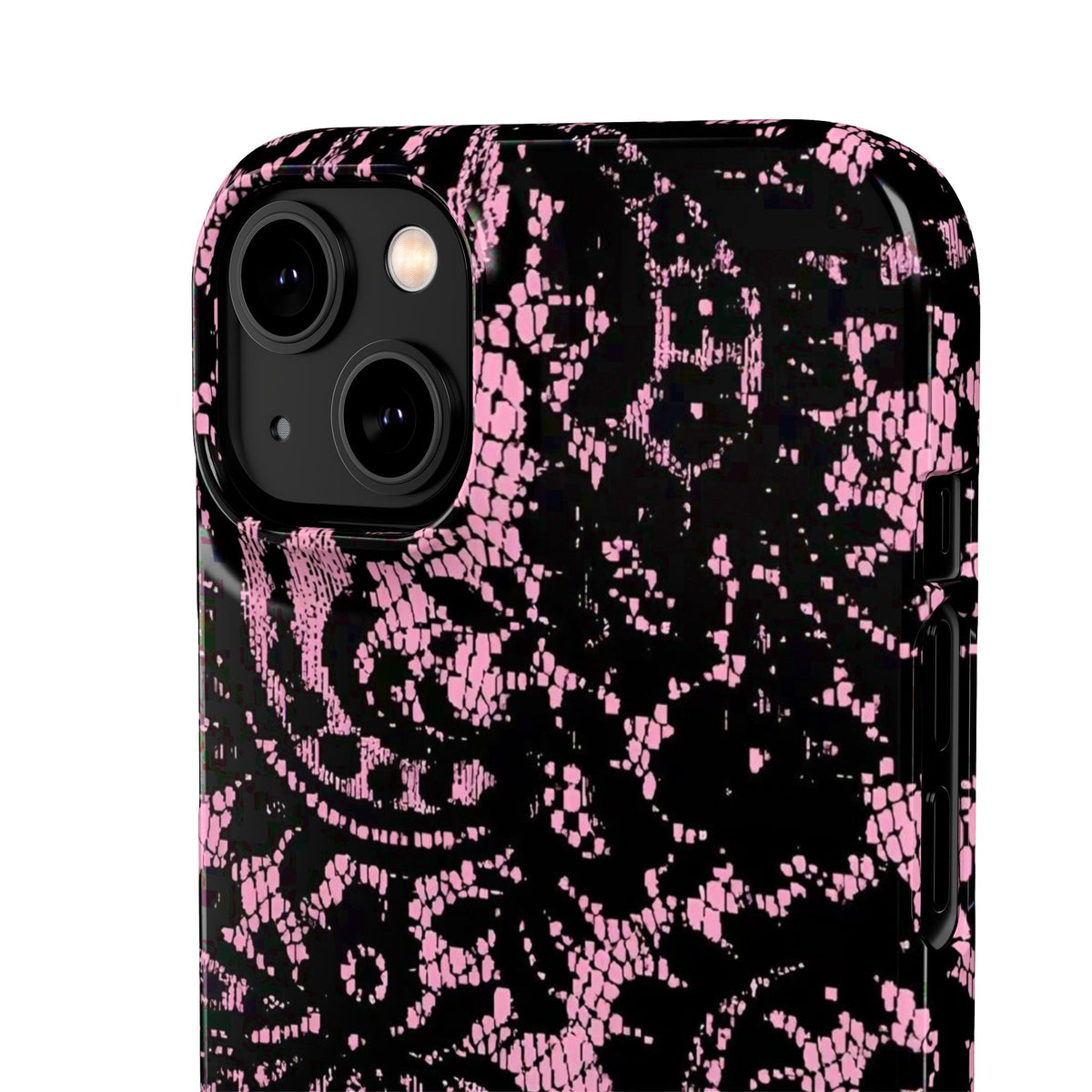 Pink Lace Pattern Case