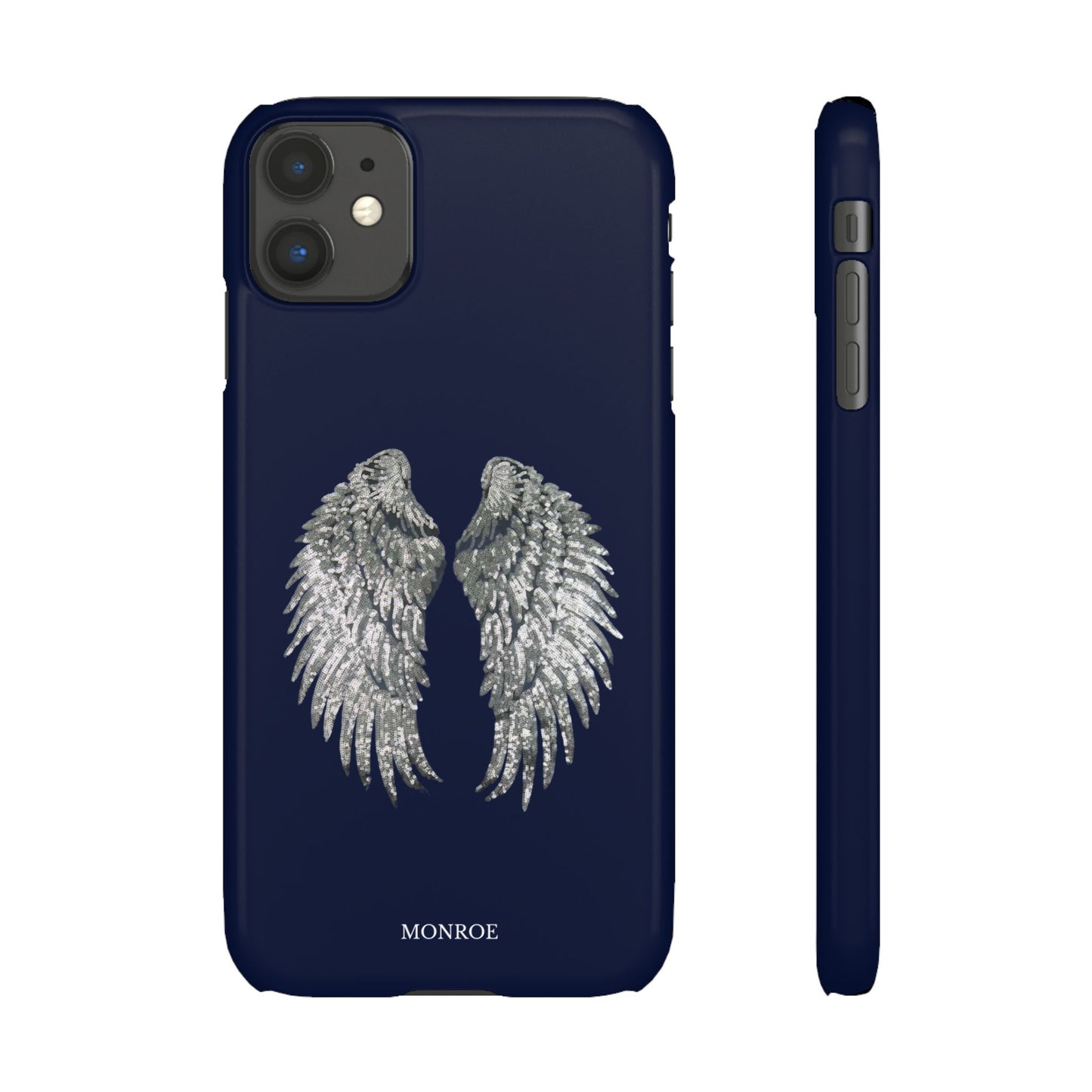 Navy Angel Wings Case
