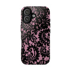 Pink Lace Pattern Tough Phone Case