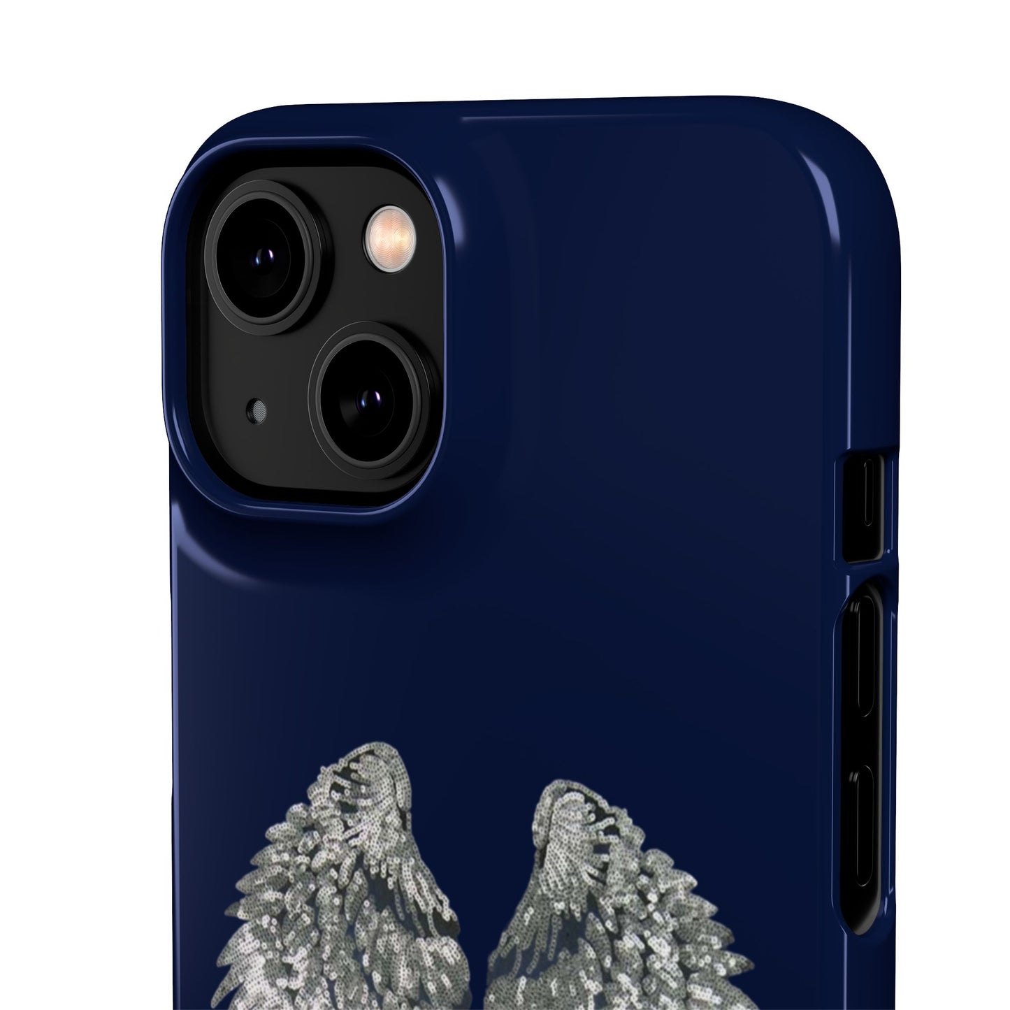 Navy Angel Wings Case