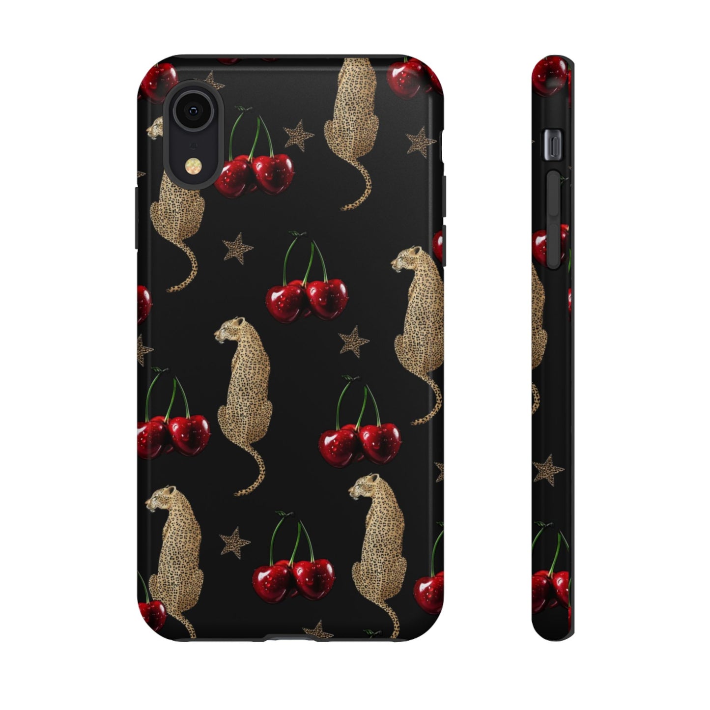 Leopard & Cherry Tough Case