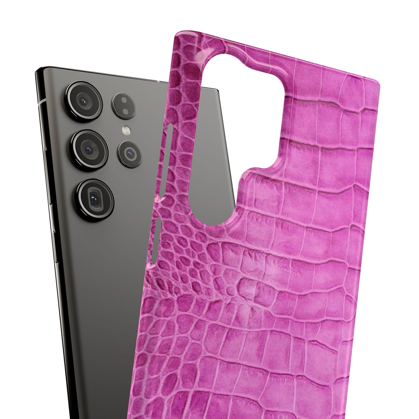 Purple Croc Case