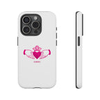 Pink Irish Claddagh Symbol Tough Phone Case