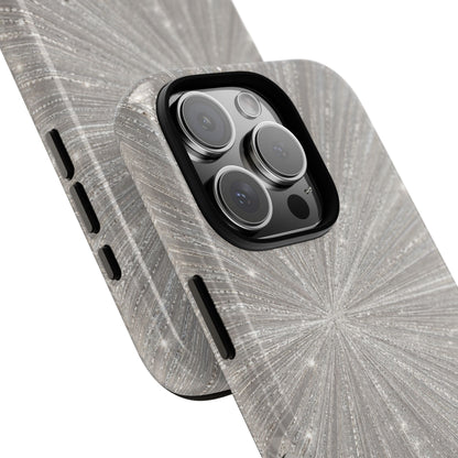 Sparkling Silver Burst Tough Case