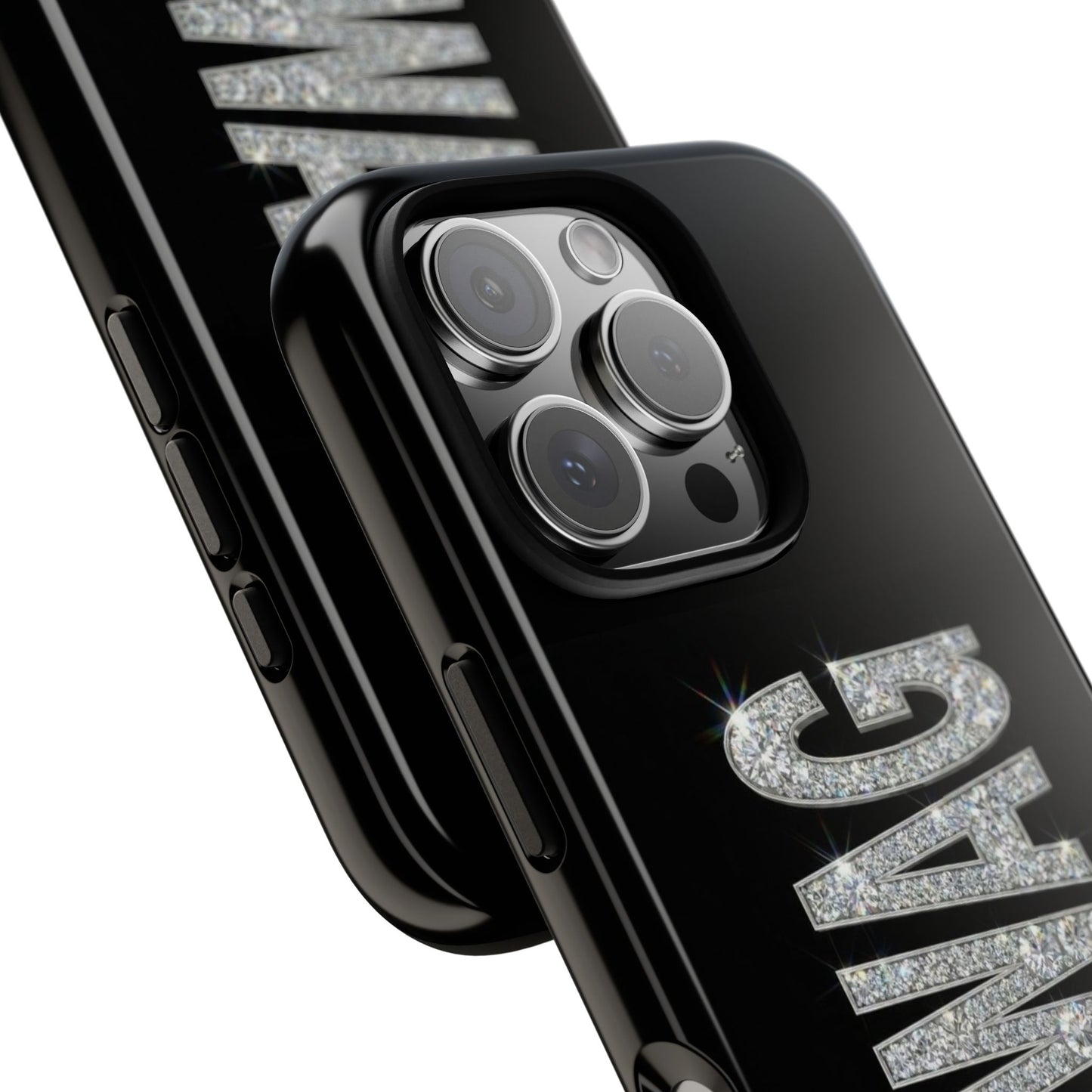 “#SWAG” Black Bling Tough Case