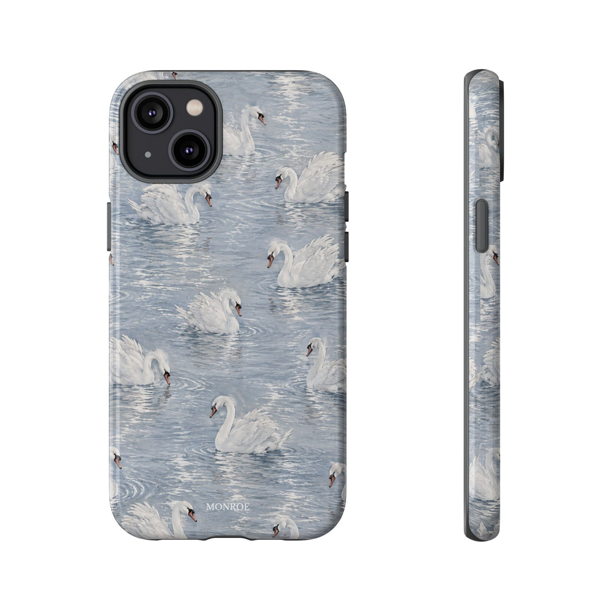 Swan Pattern Tough Case
