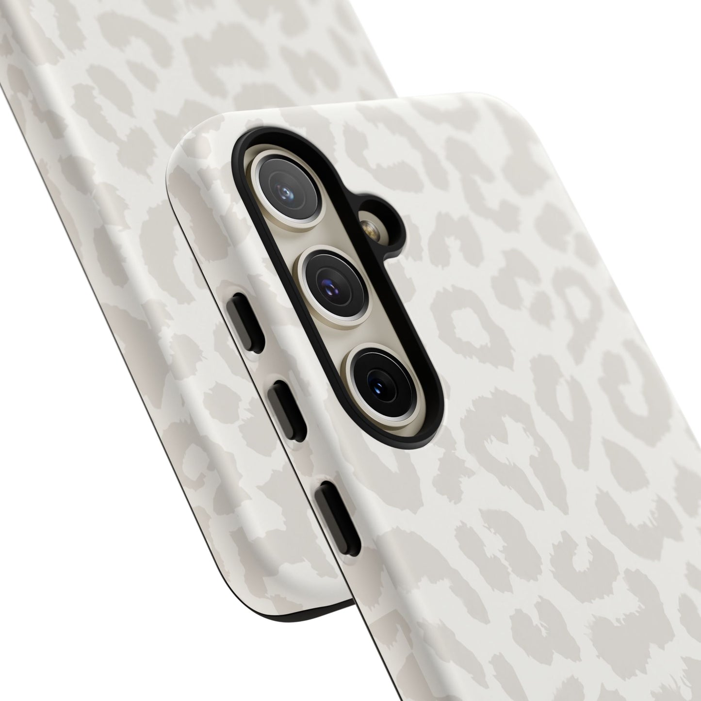 White Leopard Print Tough Case