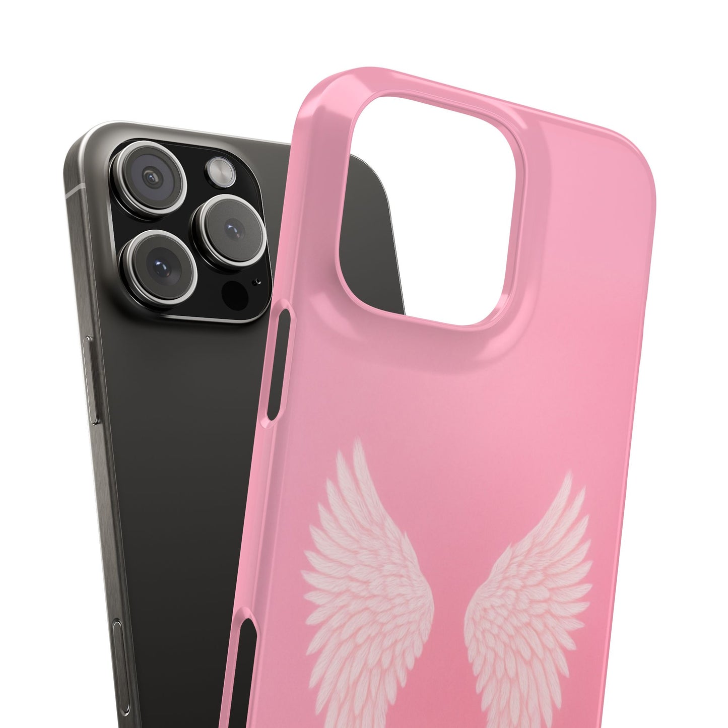 Pink Angel Wings Case