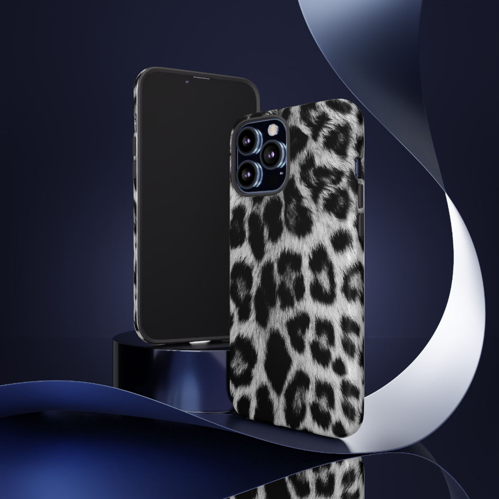 B&W Leopard Phone Case