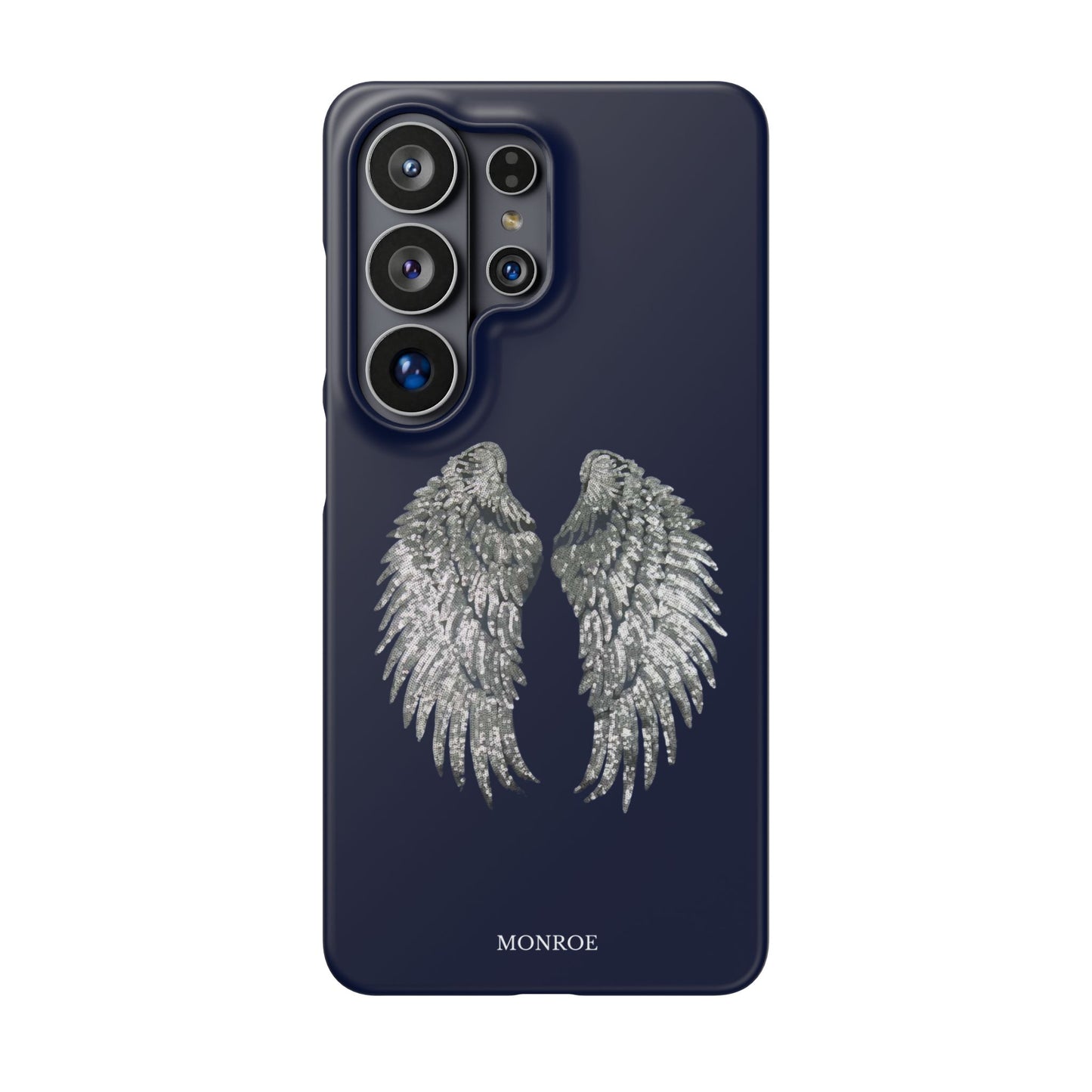 Navy Angel Wings Case