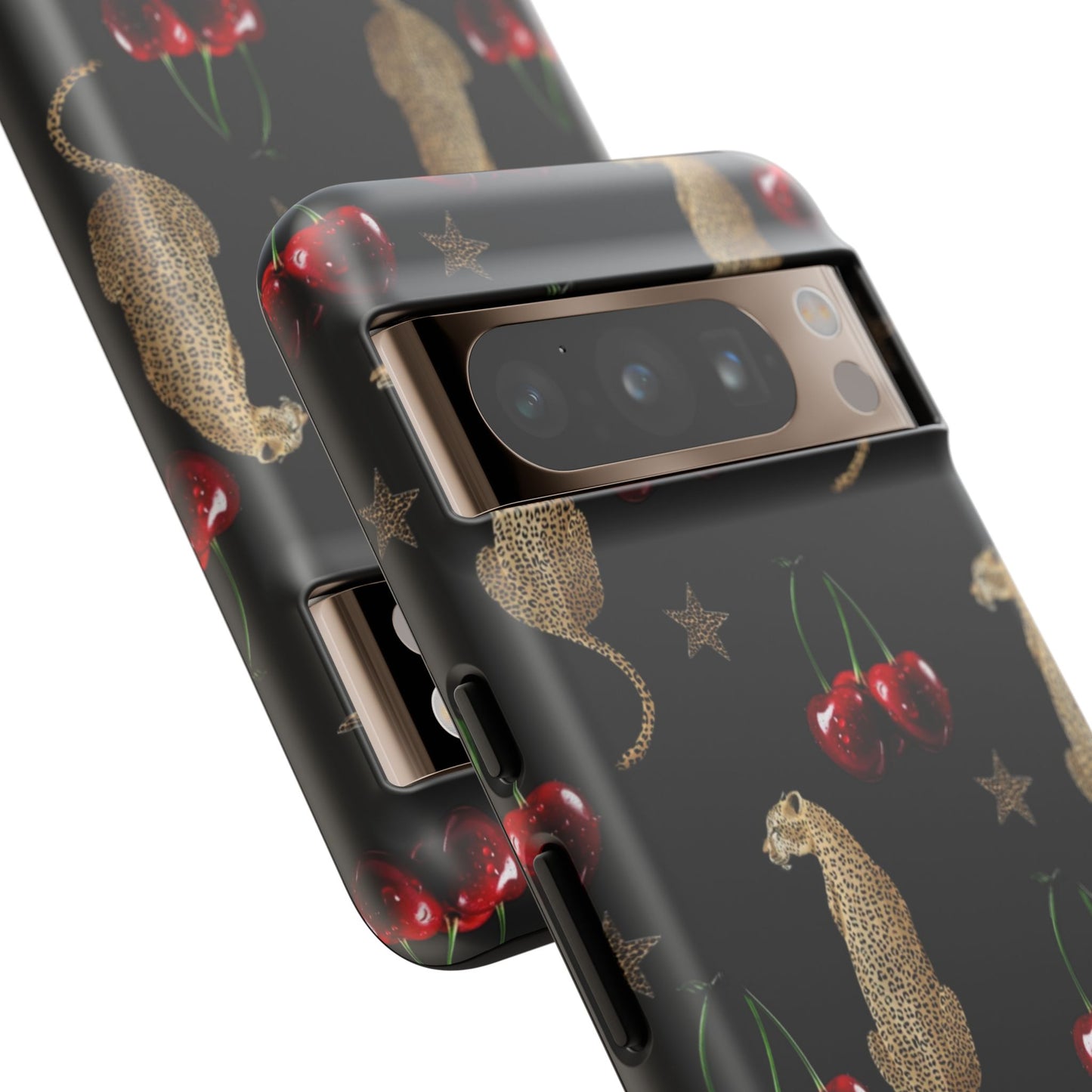 Leopard & Cherry Tough Case