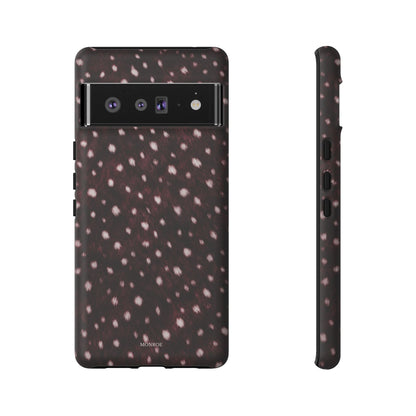 Burgundy Spotted Fur Tough Case