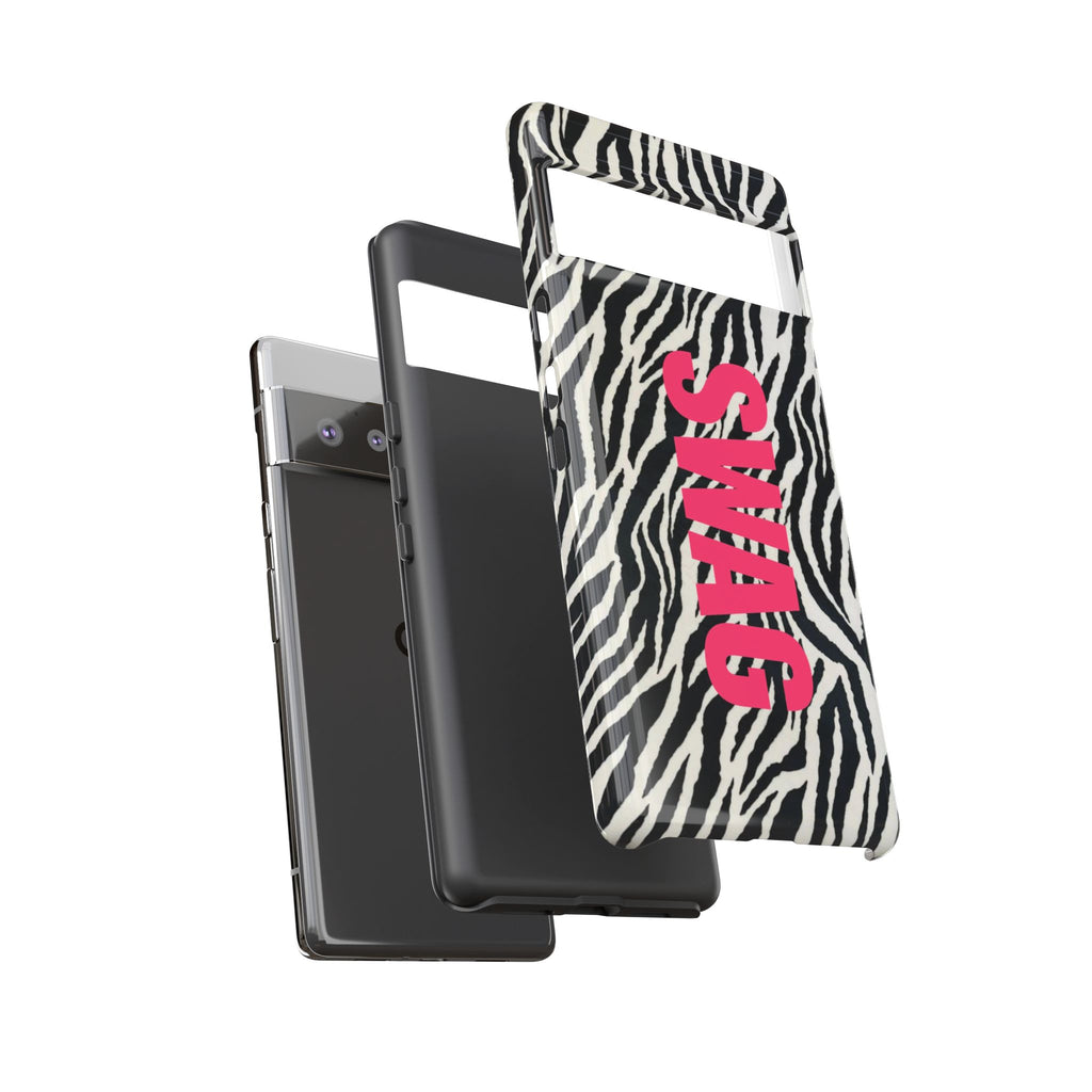 'SWAG' Zebra Print Tough Case