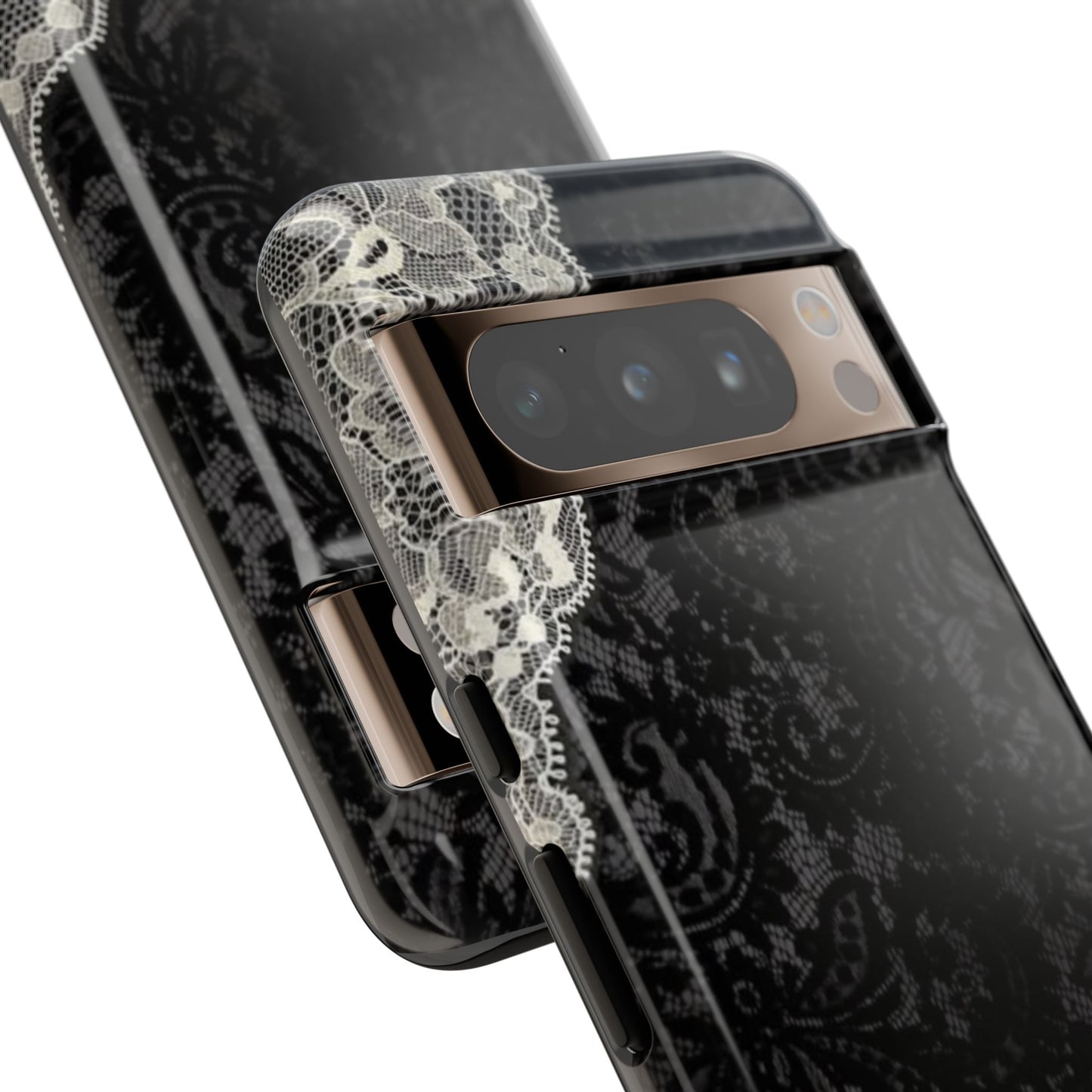 Black & White Edged Tough Case