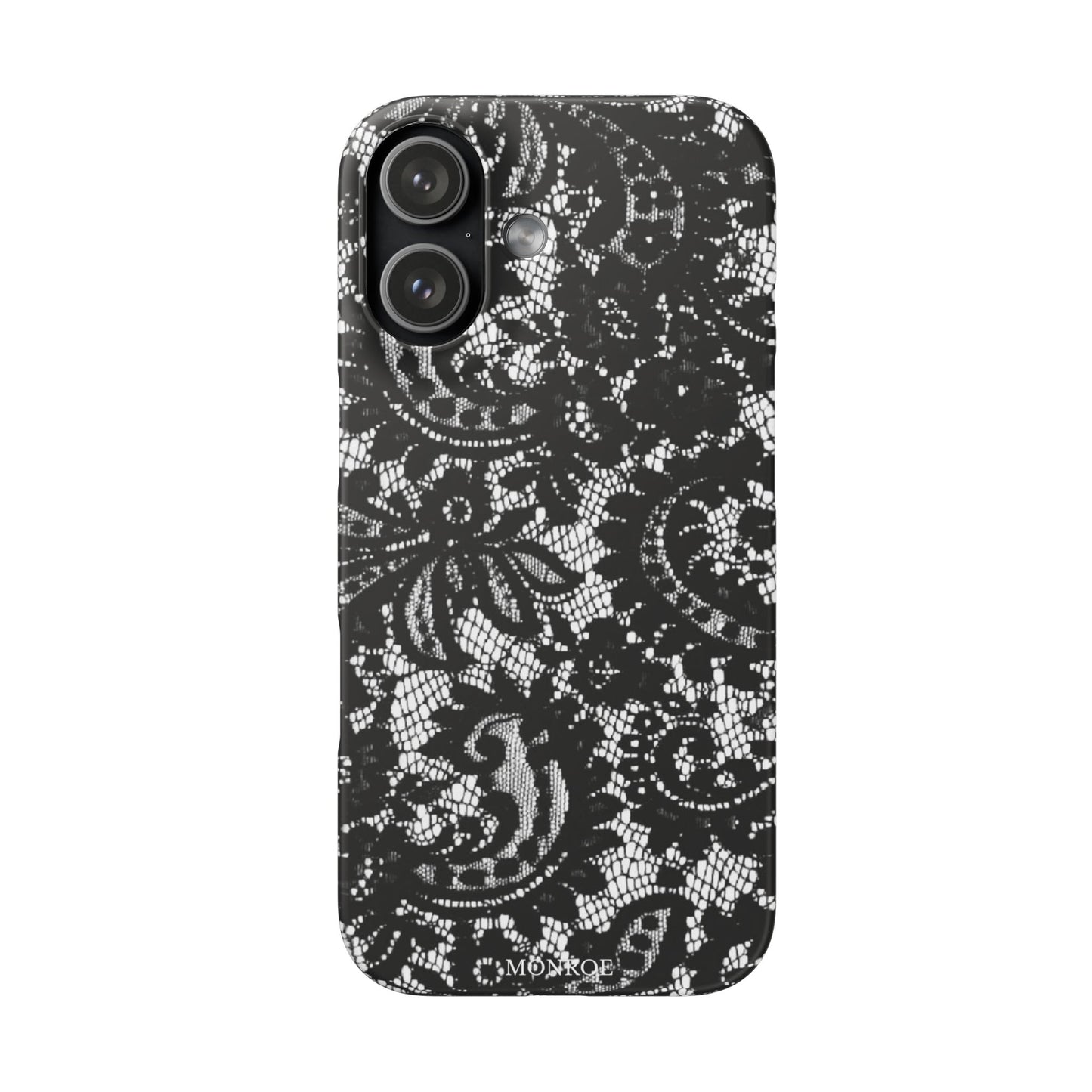 Black Lace Elegant Pattern Case