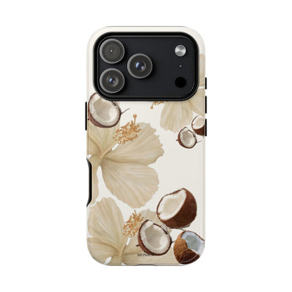 Tropical Coconut Floral Tough Case