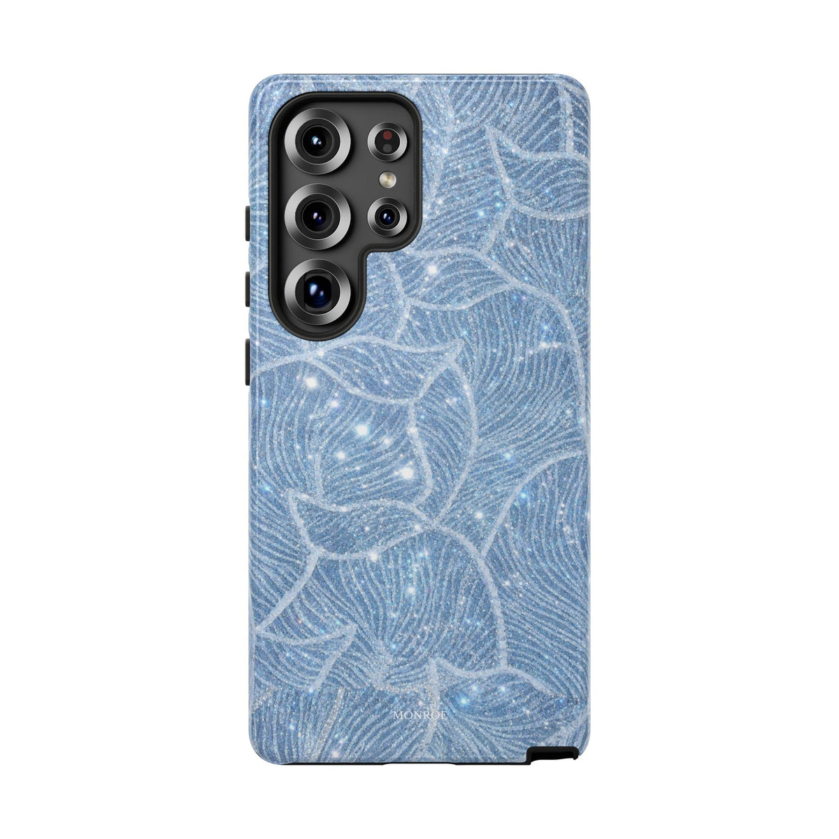 Glacier Blue Floral Tough Case