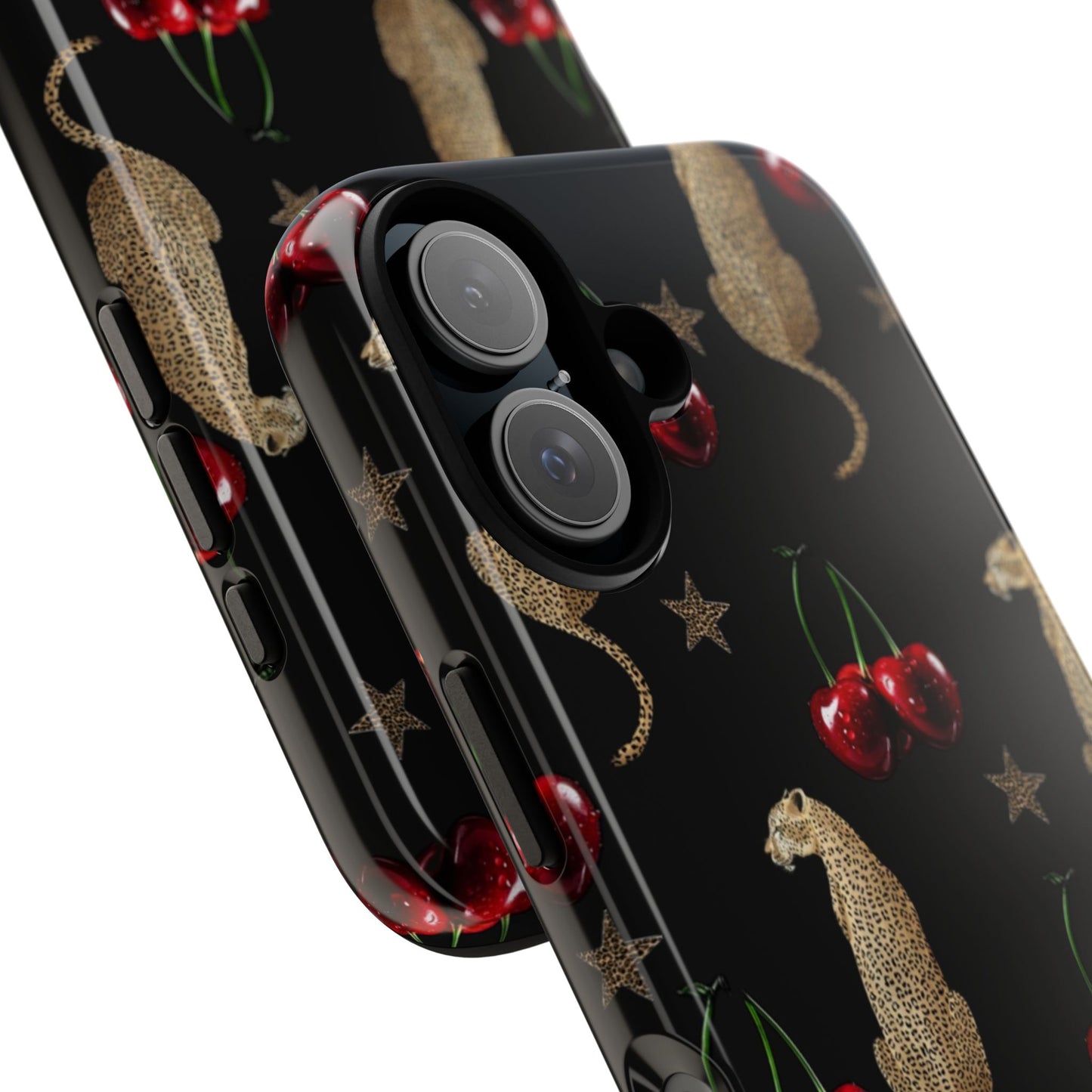 Leopard & Cherry Tough Case