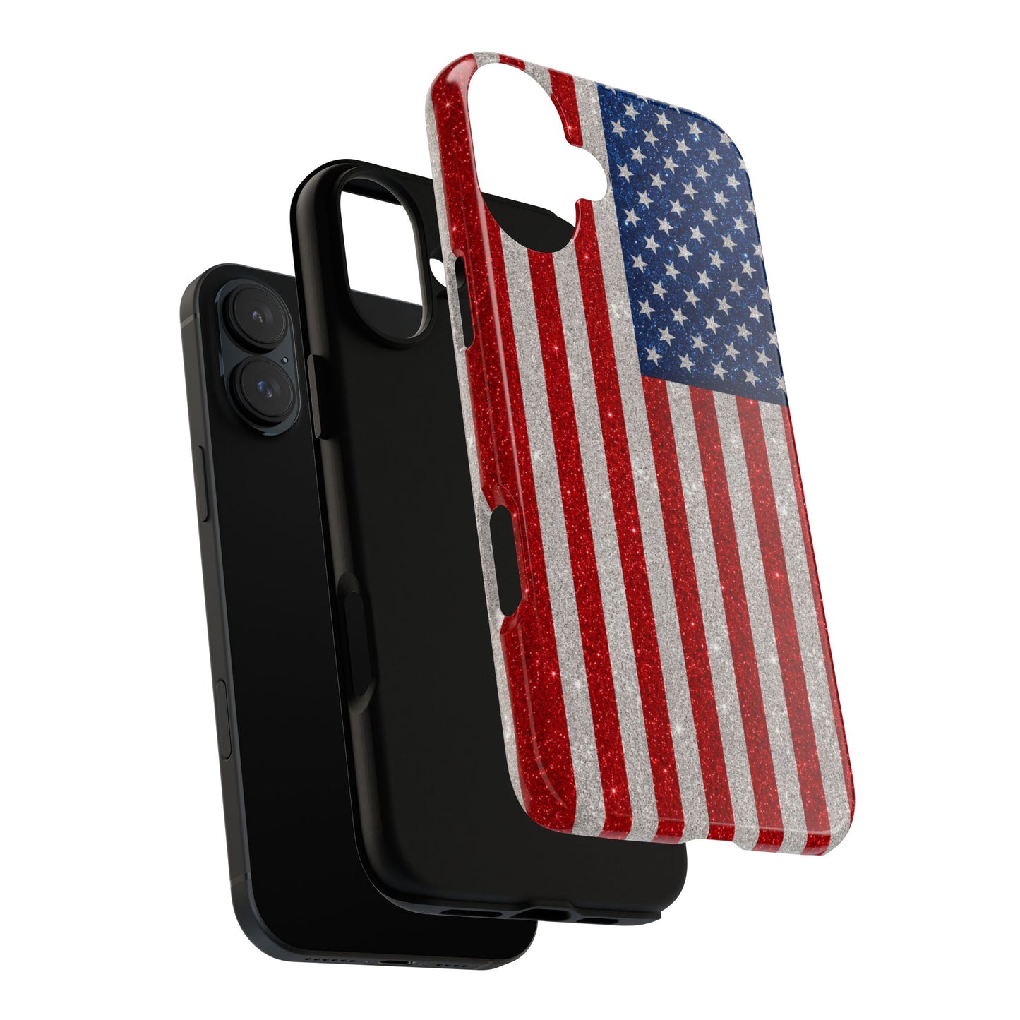 America Glitter Tough Case