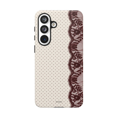Burgundy Lace Edge Tough Case