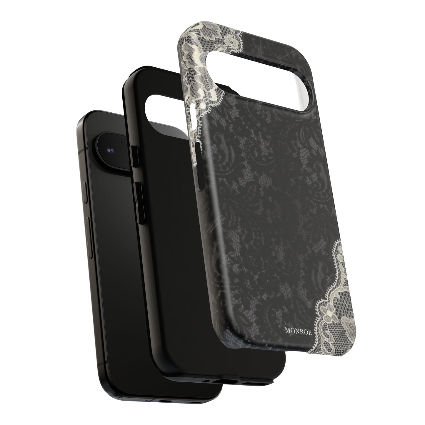 Black & White Edged Tough Case