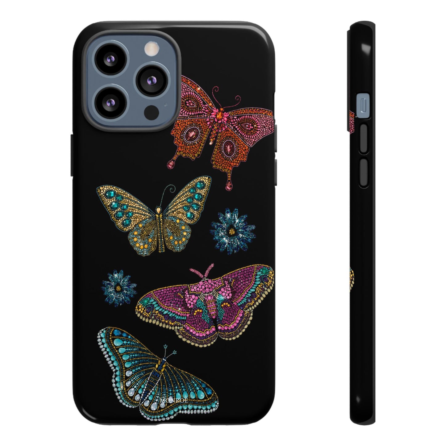 Butterfly Beaded Tough Case