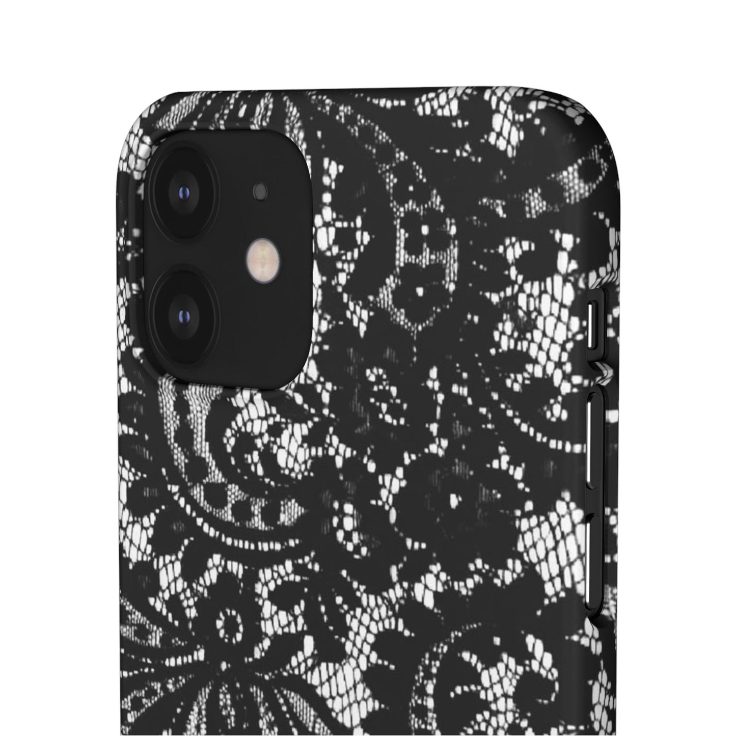 Black Lace Elegant Pattern Case