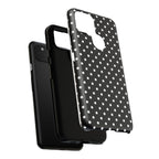 Black Polka Dot Phone Case