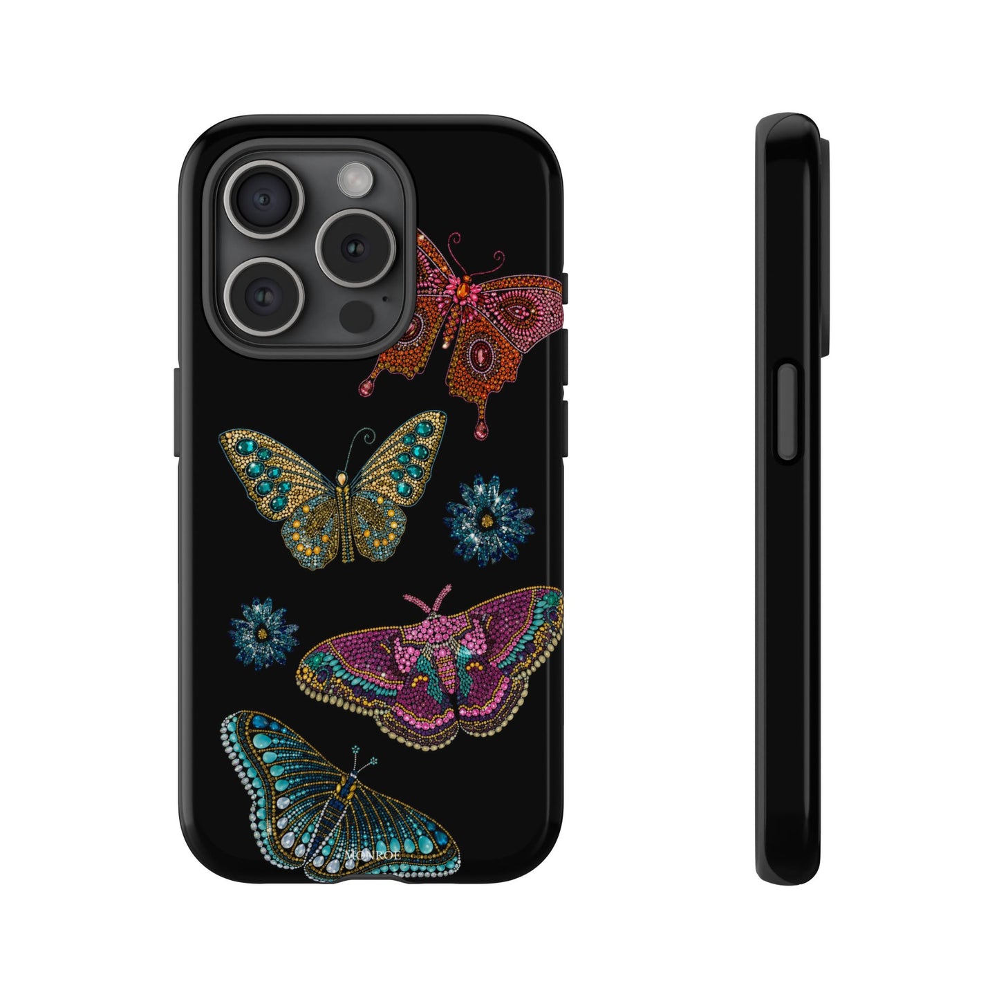 Butterfly Beaded Tough Case
