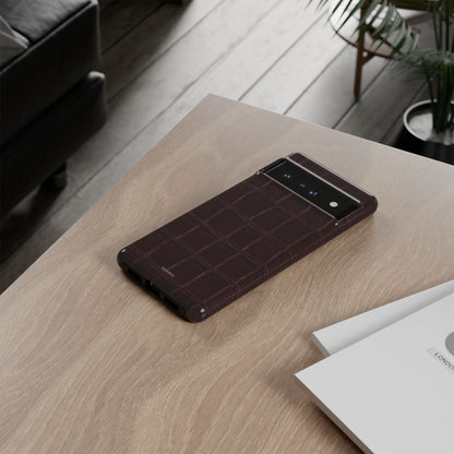 Burgundy Croc Tough Case