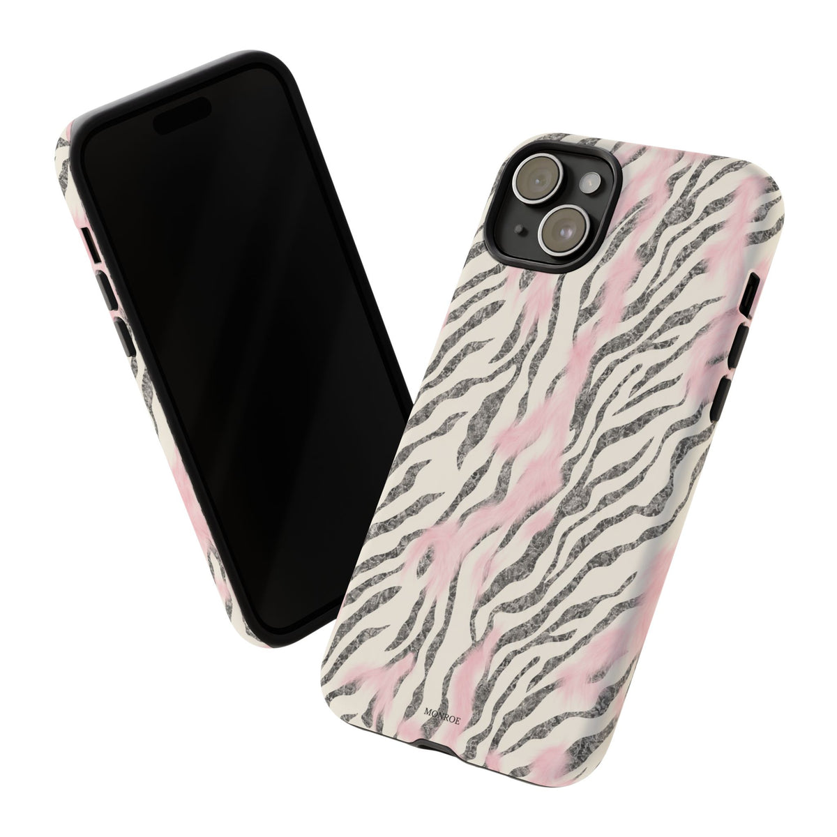 Light Pink Zebra Tough Case