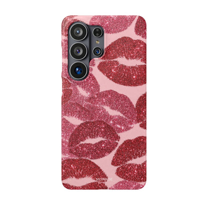 Pink Glitter Kiss Case