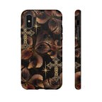 Floral Cross Pattern Tough Case