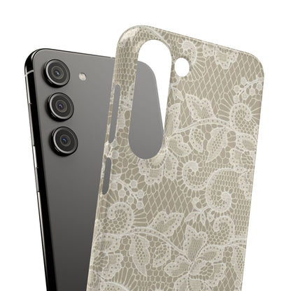 Vintage Beige Lace Case