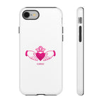 Pink Irish Claddagh Symbol Tough Phone Case