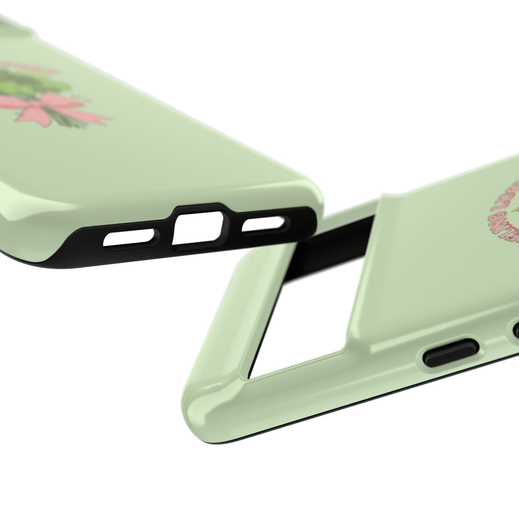 ‘Feeling Lucky' Clover Bouquet Tough Phone Case