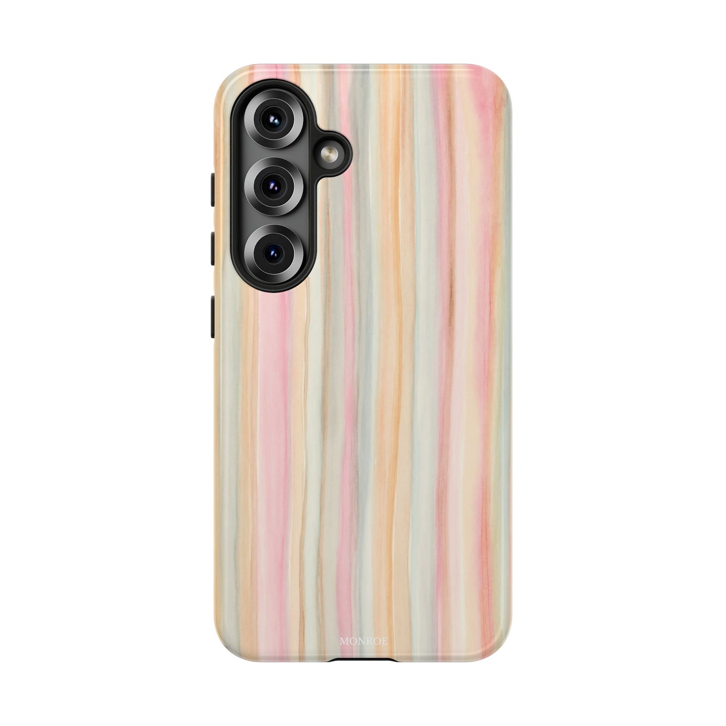 Pastel Watercolor Stripe Tough Case