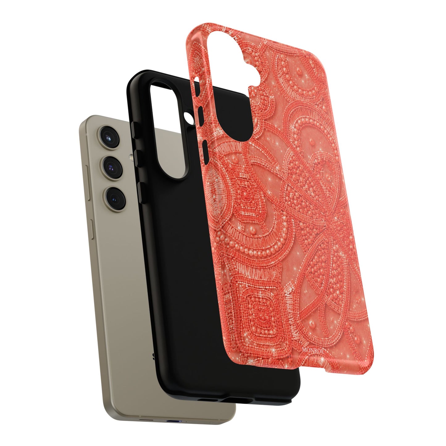 Coral Lace Tough Case