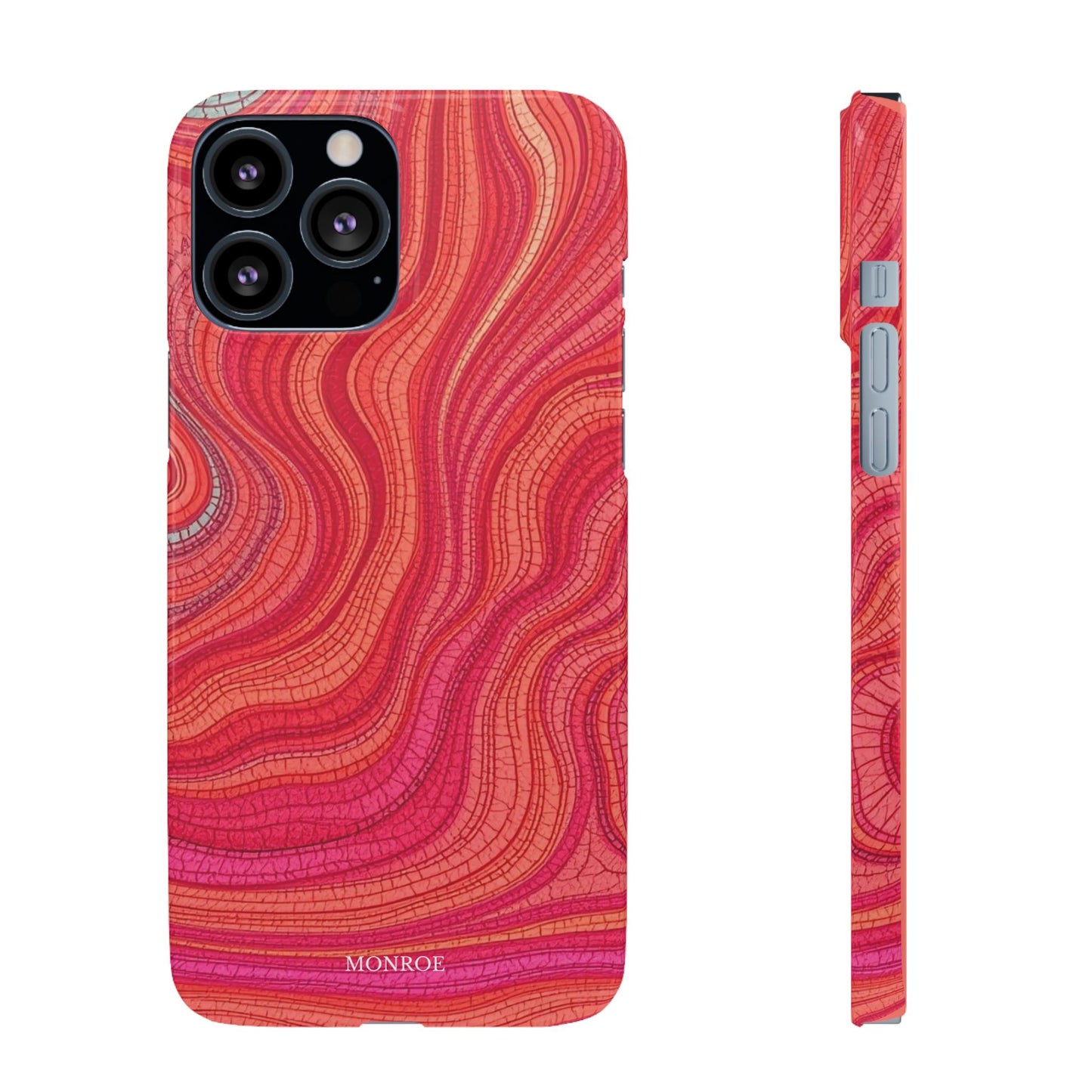 Retro Wavy Red Case